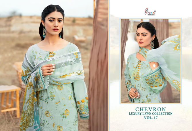 Chevron Luxury Lawn Collection Vol 17 Pakistani Suits Catalog
